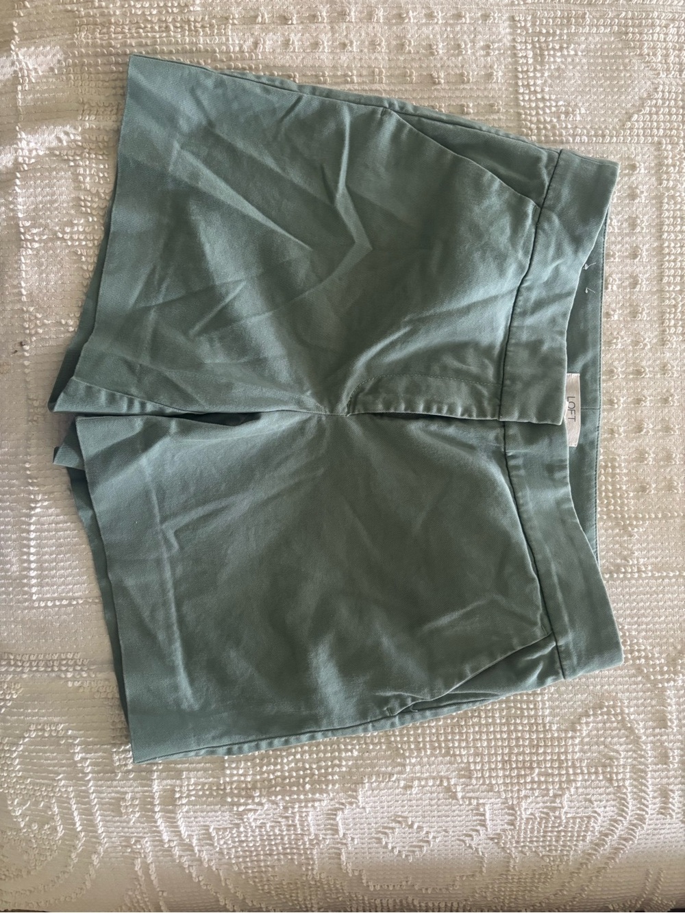 LOFT High Waist Sage Green Women's Shorts